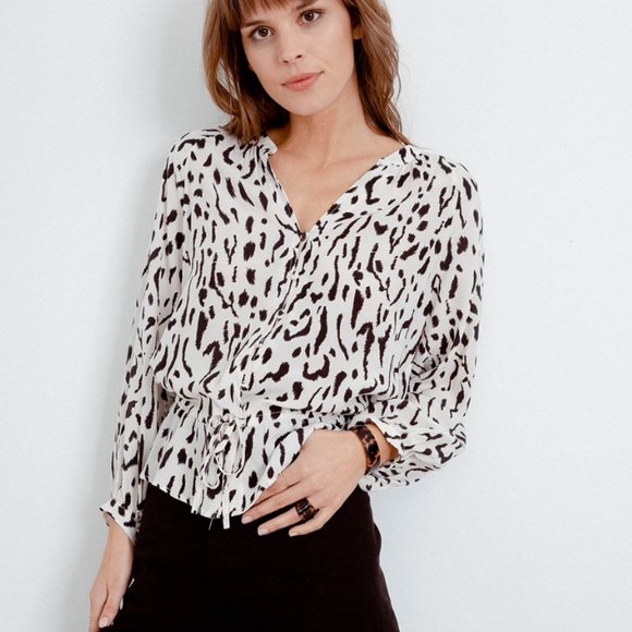 Rails Tops - NWT Rails Marti Top in Ivory Cheetah